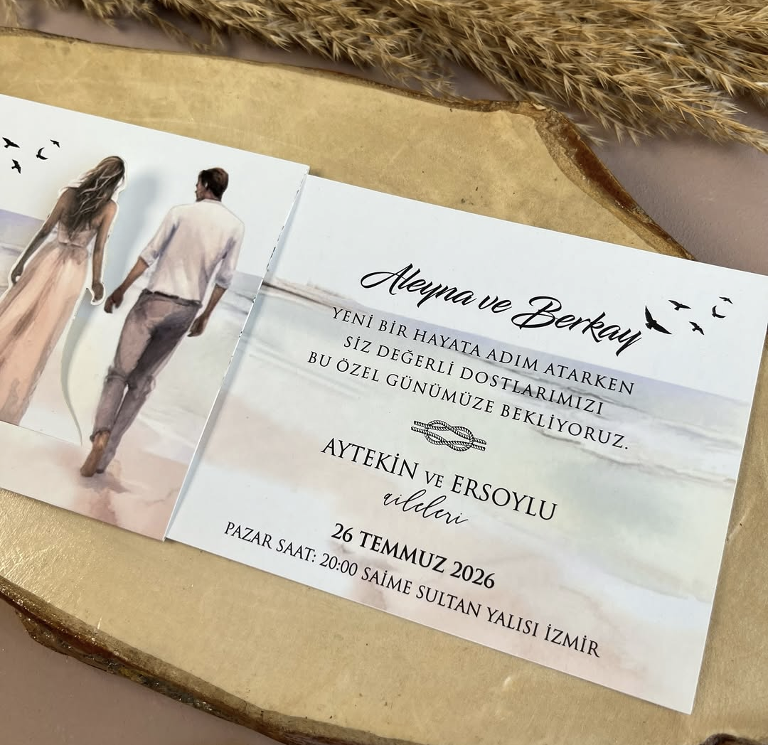 50x Faire-part de Mariage animé modèle Mariée brune modèle 1 – Image 3